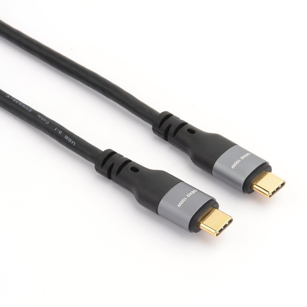 syscomtec Kabel USB 3.1 GEN2 USB-C St./ St. UHD/ 4K 100W 0,5m SCT-USBC31-005